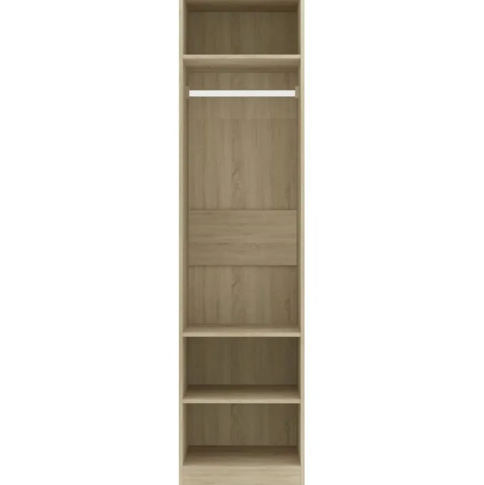 Vaatekaappi sonoma-tammi 50cm lastulevy