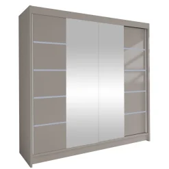 Vaatekaappi TALIN V, valkoinen/beige (6021)