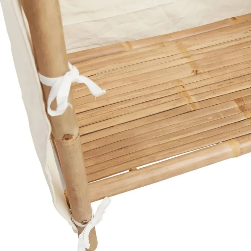 Vaatekaappi 110x45x170 cm bambu (68043)