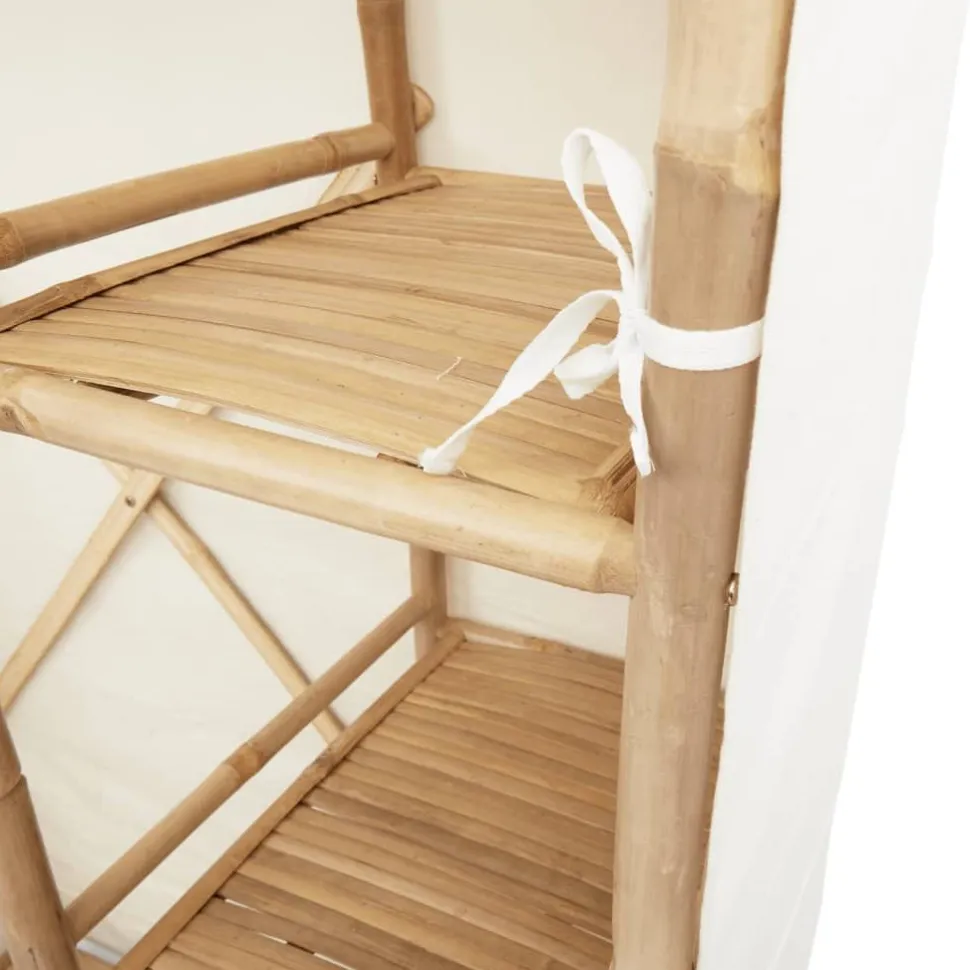 Vaatekaappi 110x45x170 cm bambu (68043)