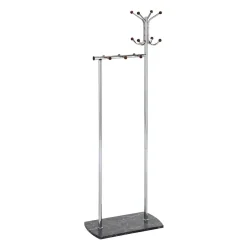 Vaatenaulakko Home4You Fran 60x30x177cm, kromi