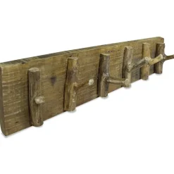 Vaatenaulakko kierrätetty puu 60x15 cm