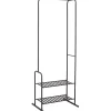 Vaaterekki Home4You FELIX 62x46xK173 cm, musta