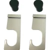 Vaatetangon pääty-/keskikannatin + tulpat Element System ES32, 25mm putkelle, 2kpl
