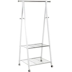 Vaateteline Home4You Forest, 85x52x152cm, valkoinen