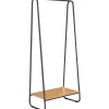 Vaateteline Home4You HEDVIG 60x40xK150 cm, saarni/musta, ruskea