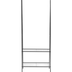 Vaateteline 59x35x150 cm musta