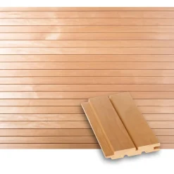 Valeurapaneeli/saunapaneeli Tuuli Sauna STS4, 15x90x2200mm, haapa, lämpökäsitelty