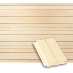 Valeurapaneeli/saunapaneeli Tuuli Sauna STS4, 15x90x3900mm, haapa, puuvalmis