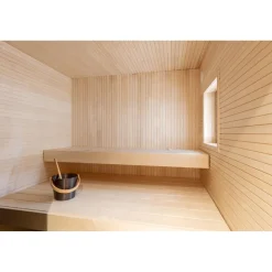Valeurapaneeli/saunapaneeli Tuuli Sauna STS4, 15x90x3900mm, haapa, puuvalmis