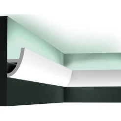 Valolista Orac Decor C373 50x80x2000 mm polyuretaani valkoinen