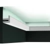 Valolista Orac Decor C380 50x50x2000 mm polyuretaani valkoinen