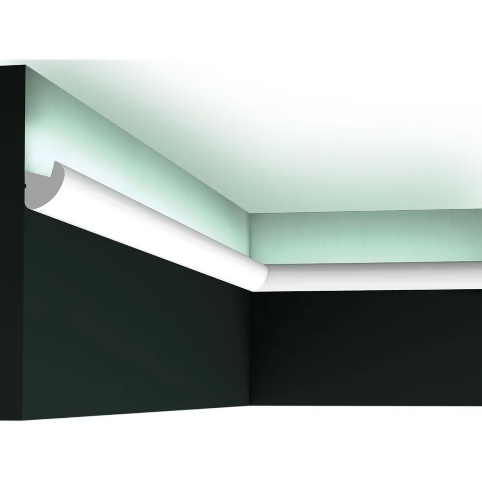 Valolista Orac Decor CX188 30x34x2000 mm polystyreeni valkoinen