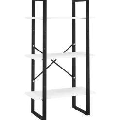 Varastohylly 60x30x105 cm mänty valkoinen