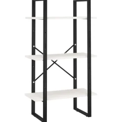 Varastohylly 60x30x105 cm mänty valkoinen