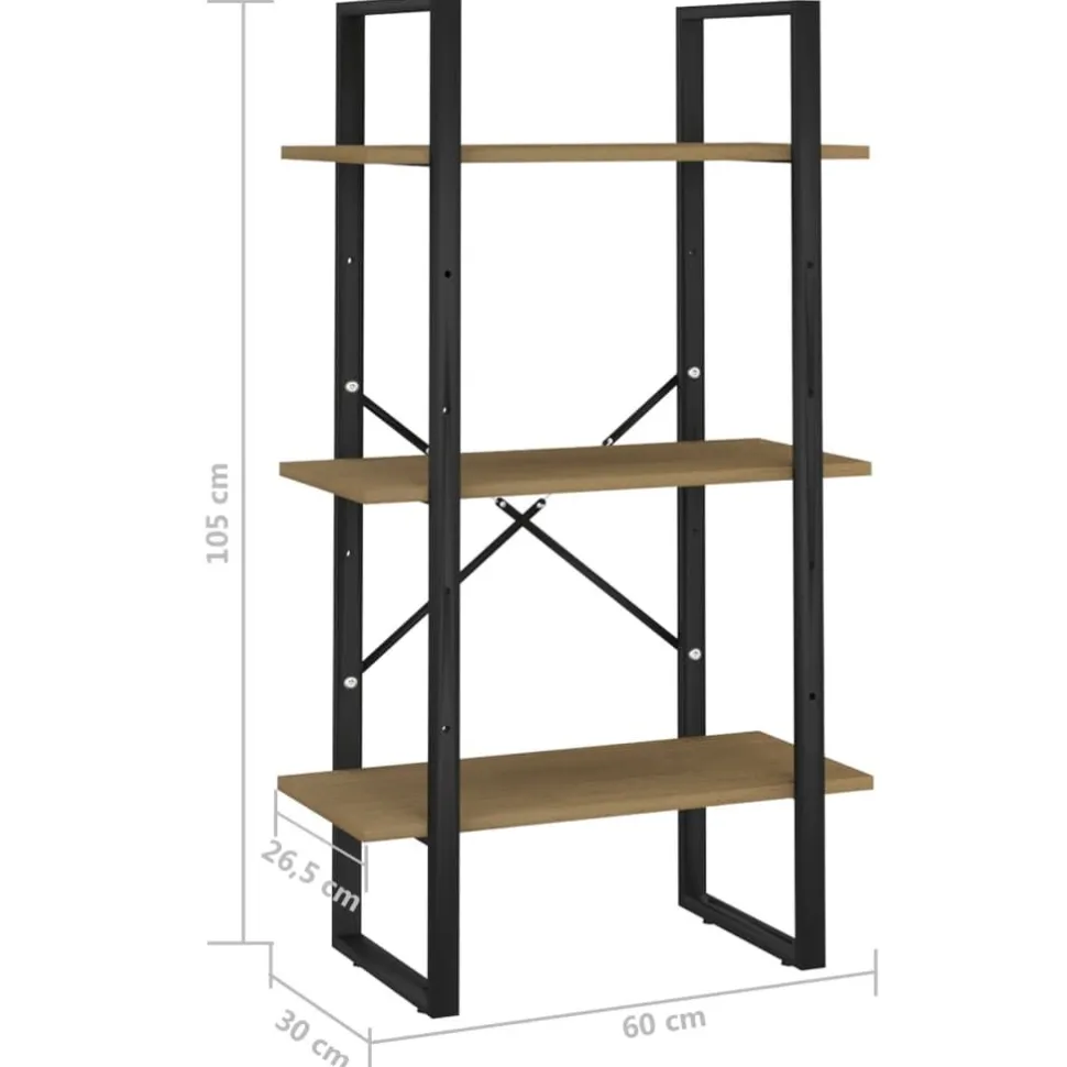 Varastohylly 60x30x105 cm mänty valkoinen