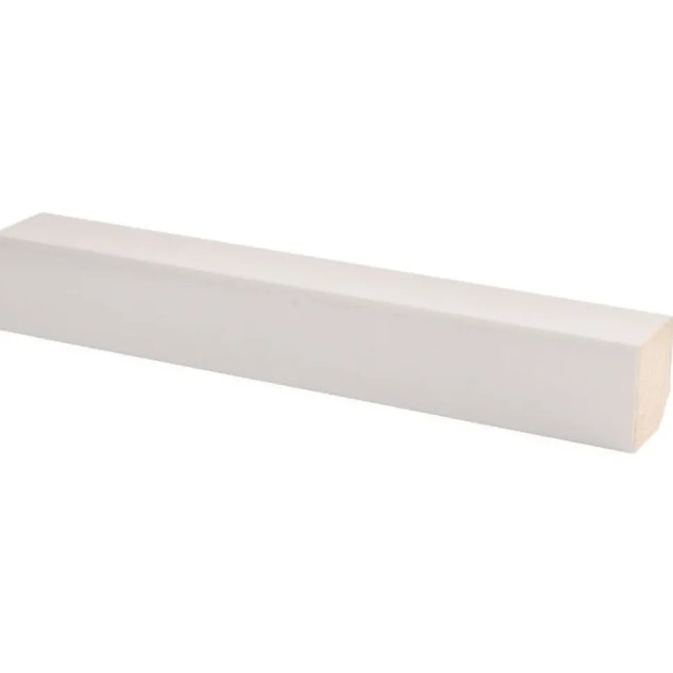 Varjolista Maler Aava 22x22x2750mm MDF kide valkoinen