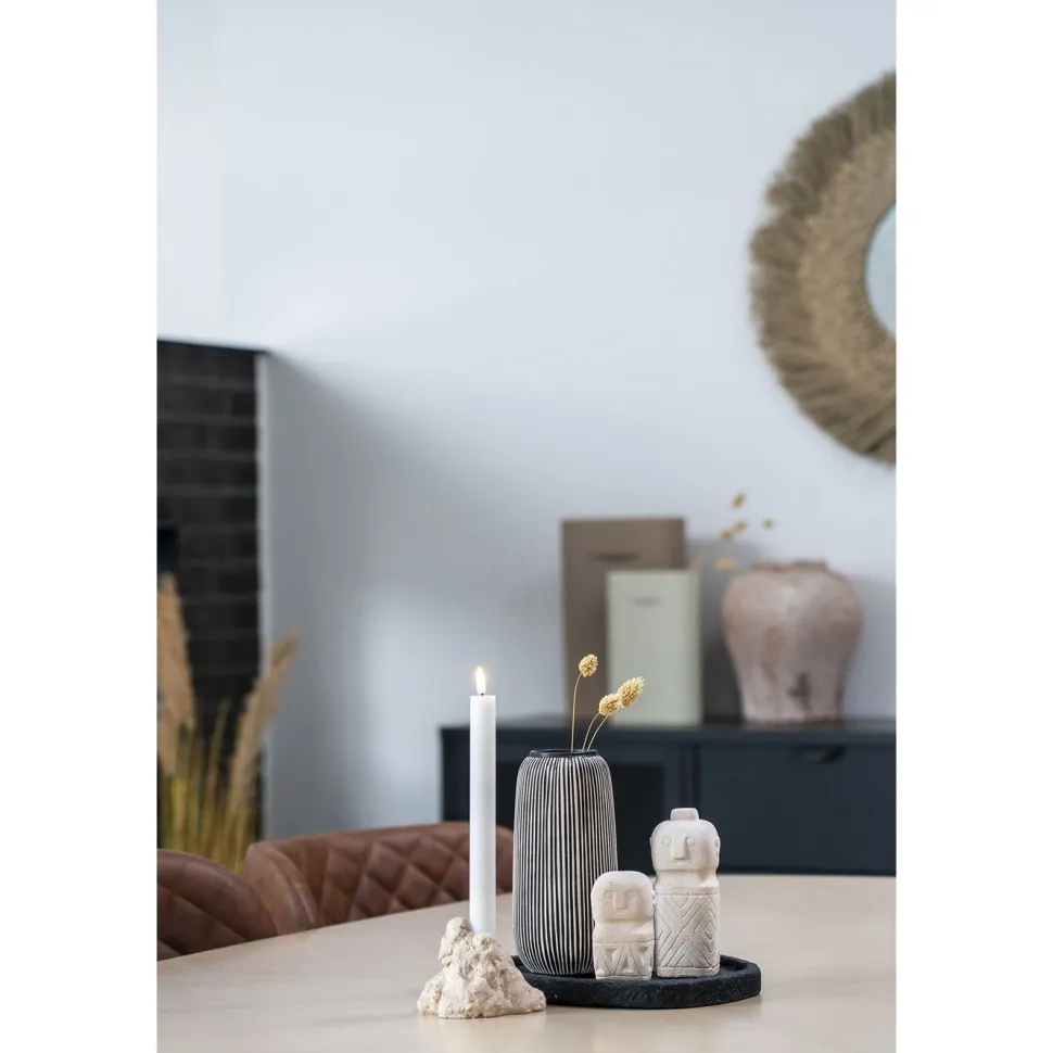 Veistos House Nordic Decoration, 5.5x5.5x10cm, beige
