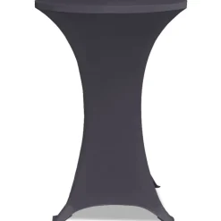 Venyvä pöydänsuoja 2 kpl 60 cm antrasiitti
