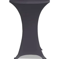 Venyvä pöydänsuoja 2 kpl 70 cm antrasiitti