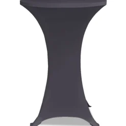Venyvä pöydänsuoja 4 kpl 80 cm antrasiitti