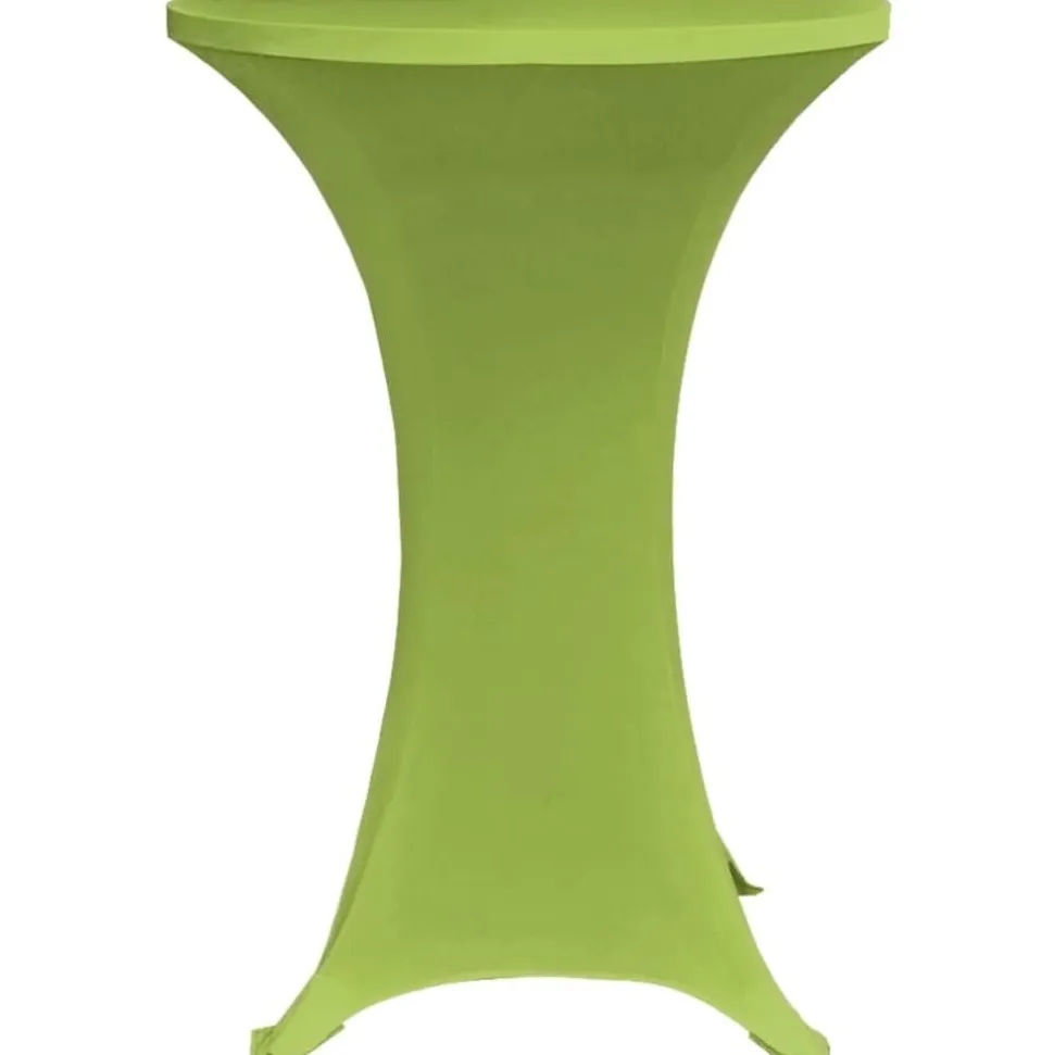 Venyvä pöydänsuoja 4 kpl 60 cm vihreä