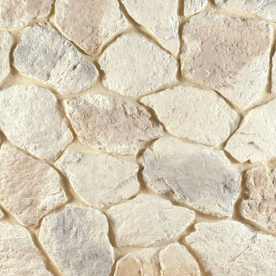 Verhoilukivi Mathios Stone Fieldstone Cream