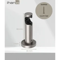 Verhotangon click-kannakkeet Ihanin, 19mm