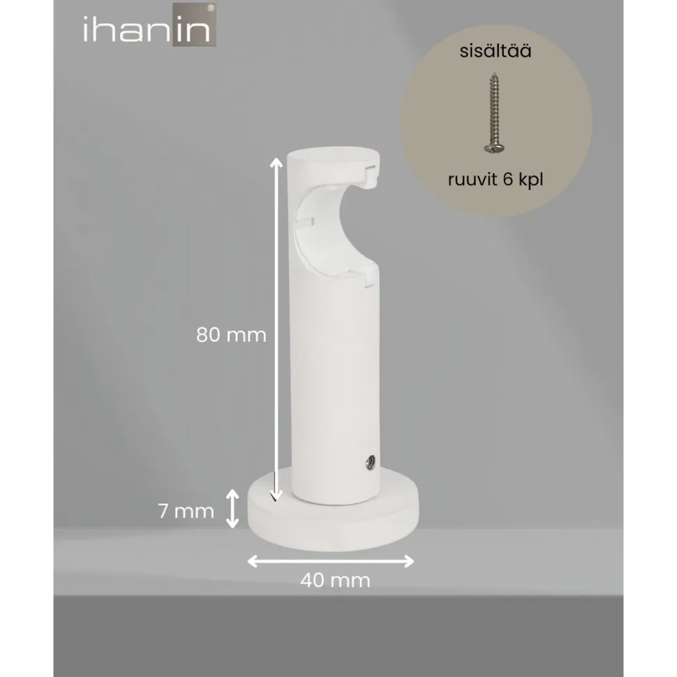 Verhotangon click-kannakkeet Ihanin, 19mm