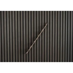 Viinipulloteline Fibrotech akustiikkalevyyn kuudelle pullolle, 570x62x20mm, teräs, messinki RAL 1004