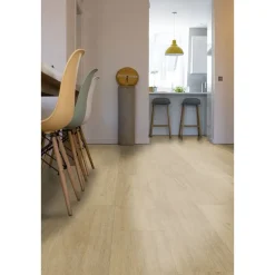 Vinyylikorkkilattia Corkart DP9541 vaalea tammi 1-sauvainen harjattu
