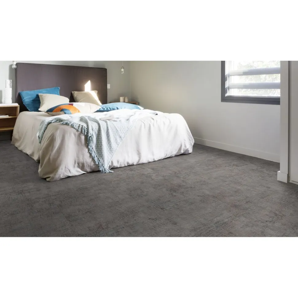 Vinyylilaatta Gerflor Creation 70 Connect Rough Textile Grey