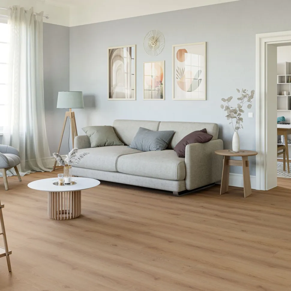 Vinyylilankku Check Floors Check One Premium 2077 Altenwald Oak, ruskea, integroitu askeläänieriste