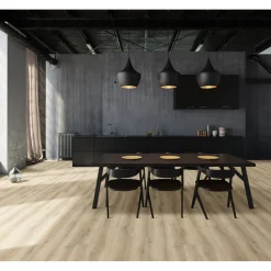 Vinyylilankku Design Floors Prisma Acoustic Sandhill Oak 22212, integroitu alusmateriaali