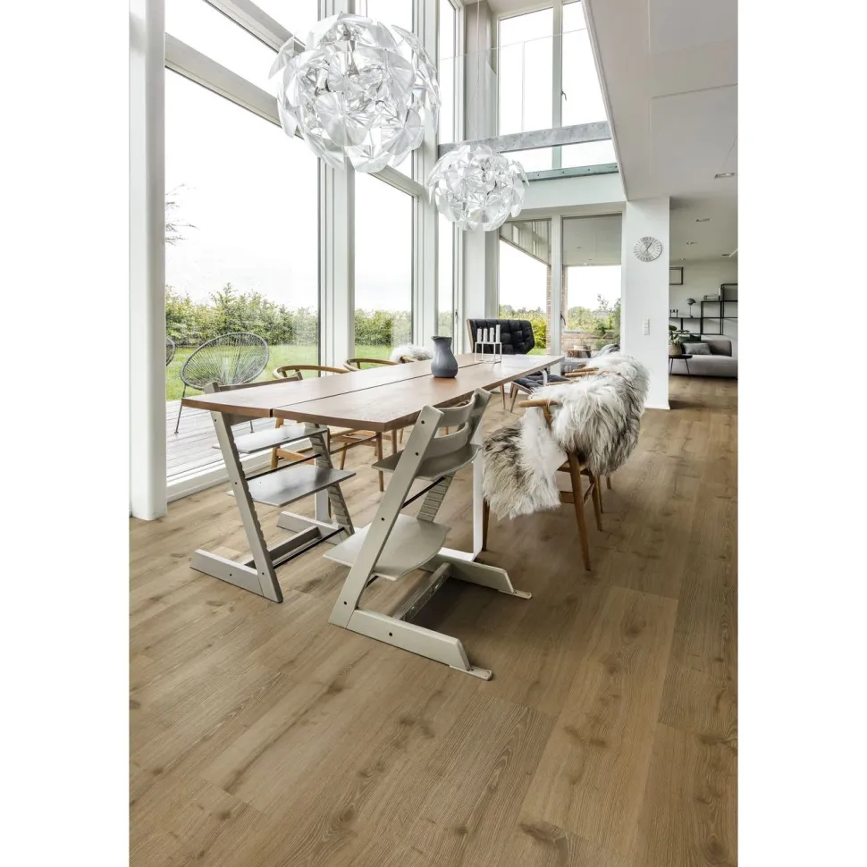Vinyylilankku Kährs Luxury Tiles Nordic Classic Akkelis, integroitu askeläänieriste