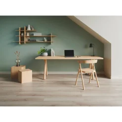 Vinyylilankku Tarkett iD Click Ultimate 55 Contemporary Oak Grege, integroitu askeläänieriste