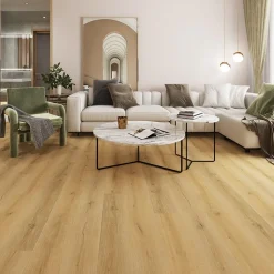 Vinyylilattia Luna Sand, integroitu alusmateriaali