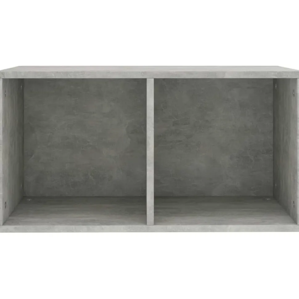 Vinyylilevyjen säilytyslaatikko 71x34x36cm harmaa lastulevy