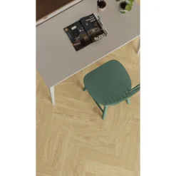 Vinyylimatto Tarkett Iconik Texstyle Skane Herringbone Natural, leveys 4m