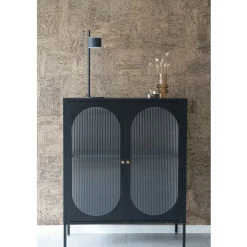 Vitriini House Nordic Adelaide, 90x35x110cm, musta