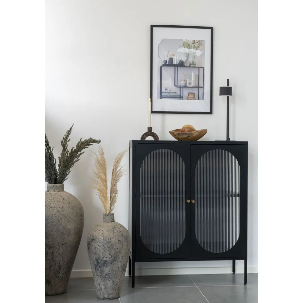 Vitriini House Nordic Adelaide, 90x35x110cm, musta