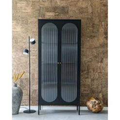 Vitriini House Nordic Adelaide, 80x35x180cm, musta