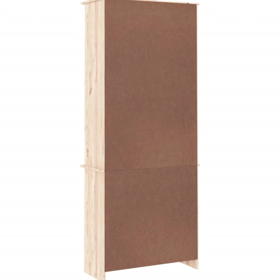 Vitriinikaappi ALTA 77x35x186,5 cm täysi mänty (53949)