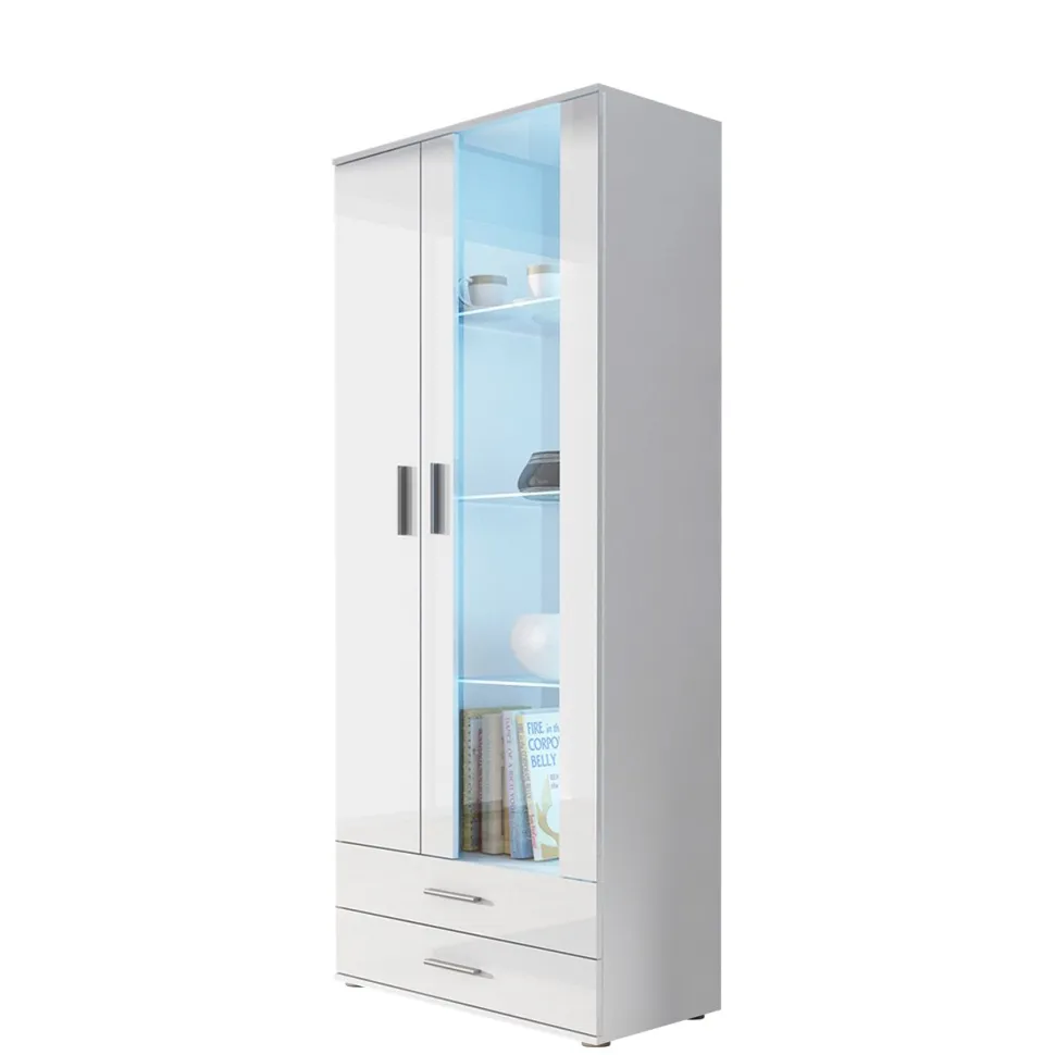 Vitriinikaappi 2D2S SOHO S-6, valkoinen (3359)