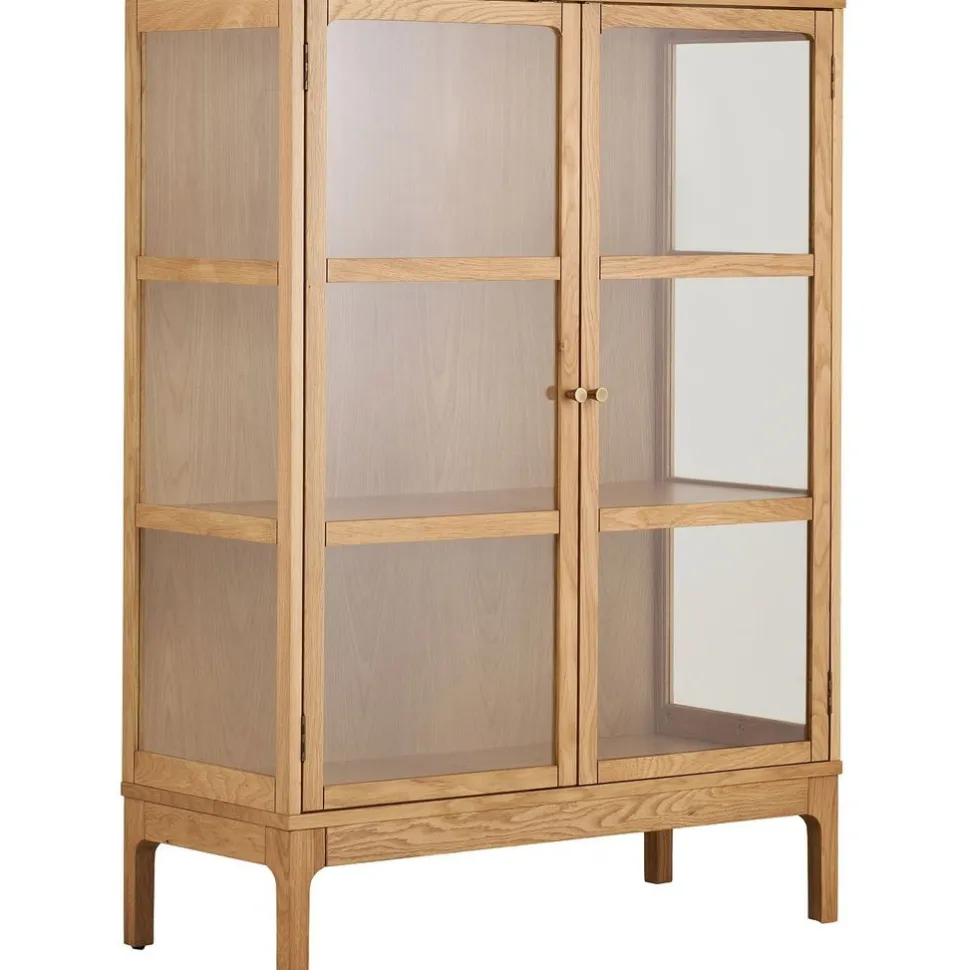 Vitriinikaappi House Nordic Zamora, 40x90x126cm, tammi