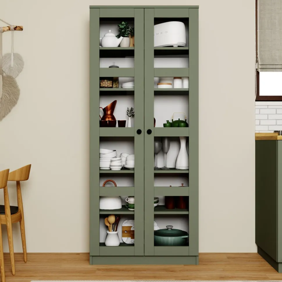 Vitriinikaappi Linento Furniture Lucas Glass