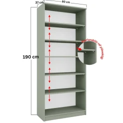Vitriinikaappi Linento Furniture Lucas Glass