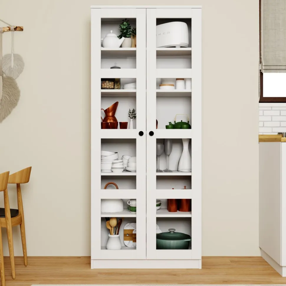 Vitriinikaappi Linento Furniture Lucas Glass