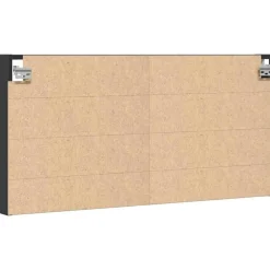 Vitriinikaappi musta 60x8,5x58 cm tekninen puu (47962)