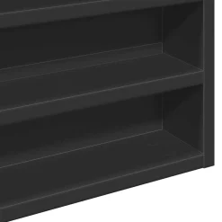 Vitriinikaappi musta 60x8,5x58 cm tekninen puu (47962)